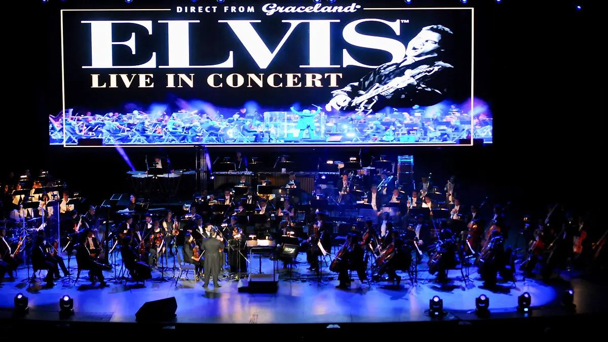 Elvis en concierto